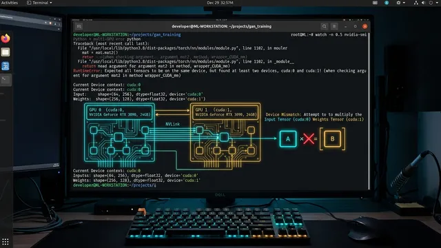 How to Fix 'RuntimeError: Expected all tensors to be on the same device' in PyTorch and vLLM on Linux